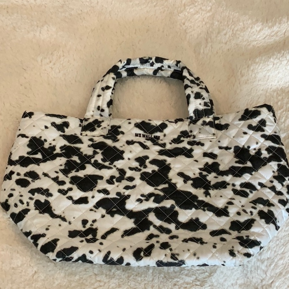 MZ Wallace Metro Tote in cow print